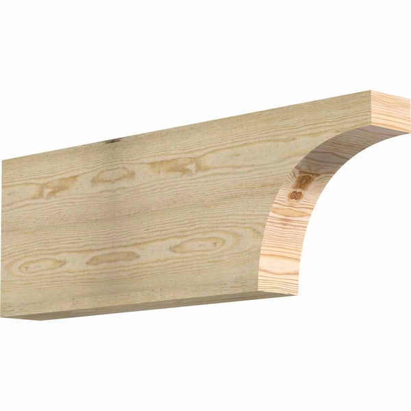 Ekena Millwork Huntington Rough Sawn Rafter Tail, Douglas Fir, 4"W x 12"H x 36"L RFT04X12X36HUN00RDF - main